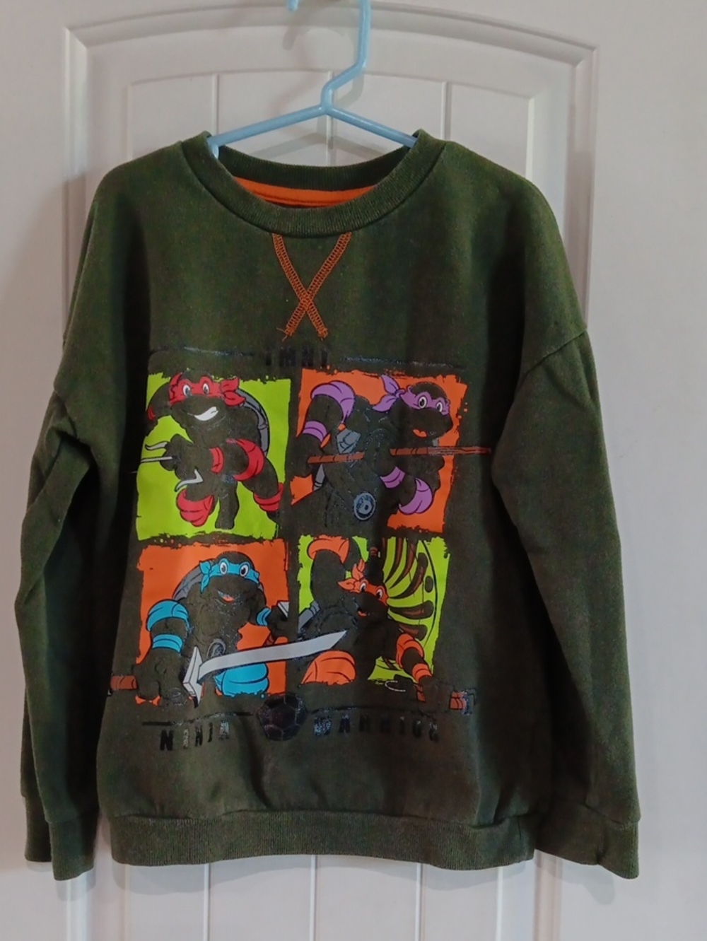 H&M Nickelodeon Teenage Mutant Ninja Turtles Pullover Sz 8
